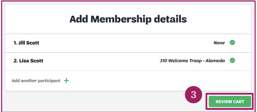 Add Membership details image