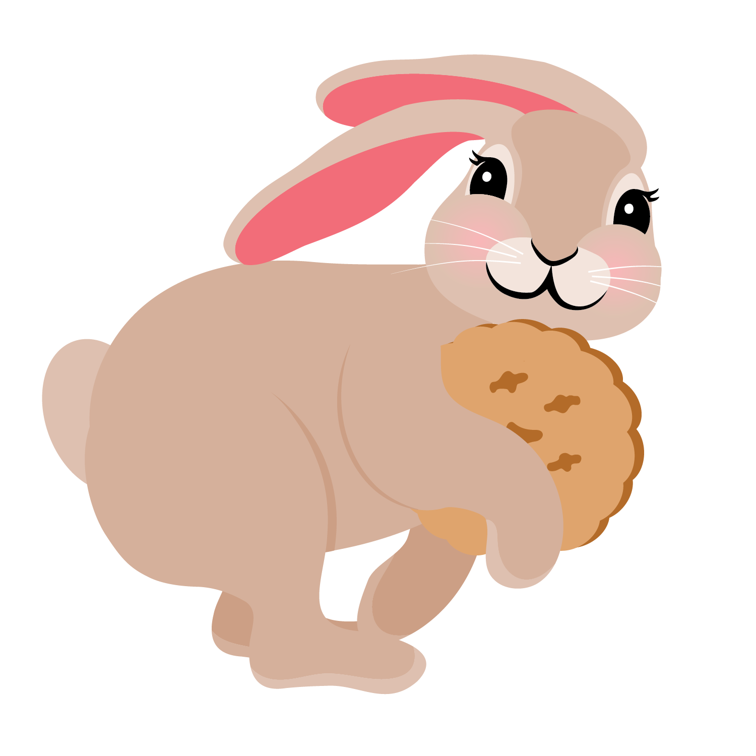Clip art of a bunny